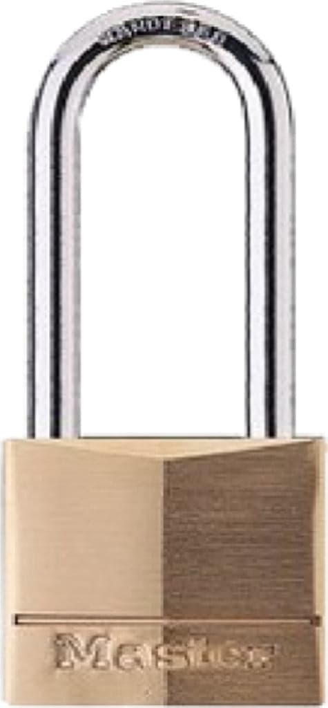 MASTER-LOCK---LUCCHETTO-IN-OTTONE-MASSICCIO---ARCO-ACCIAIO-TEMPERATO---40x51x6-MM