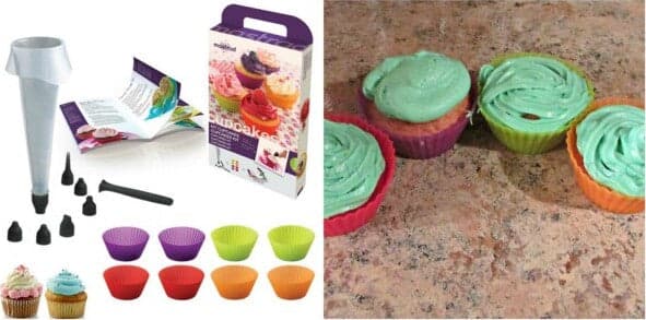 MASTRAD SET 6 STAMPI STAMPINI COLORATI PER MUFFINS CUPCAKES CROSTATINE