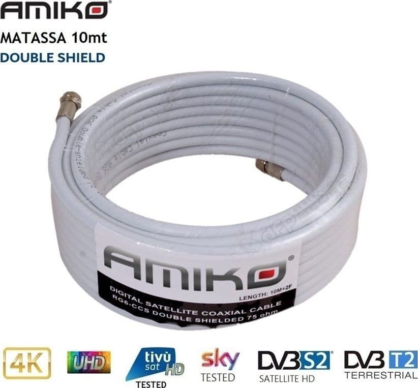 Matassa-10-mt.-cavo-Sat-e-Terrestre-0,69mm-DOUBLE-SHIELD-AMIKO