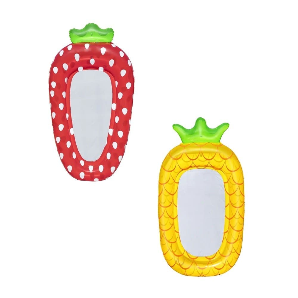 Materasso Canotto Lounge Sweet Summer Ananas 186x112cm / Fragola 178x103cm 43644 Giochi e giocattoli/Sport e giochi all'aperto/Giochi aquatici e piscine per bambini/Canotti e gonfiabili galleggianti Trade Shop italia - Napoli, Commerciovirtuoso.it