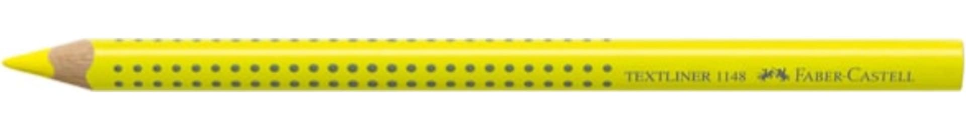 Matita evidenziatore Textliner Dry 1148 Grip Jumbo - diametro mina 5 4mm - giallo - Faber Castell Cancelleria e prodotti per ufficio/Penne matite scrittura e correzione/Matite/Matite colorate Eurocartuccia - Pavullo, Commerciovirtuoso.it