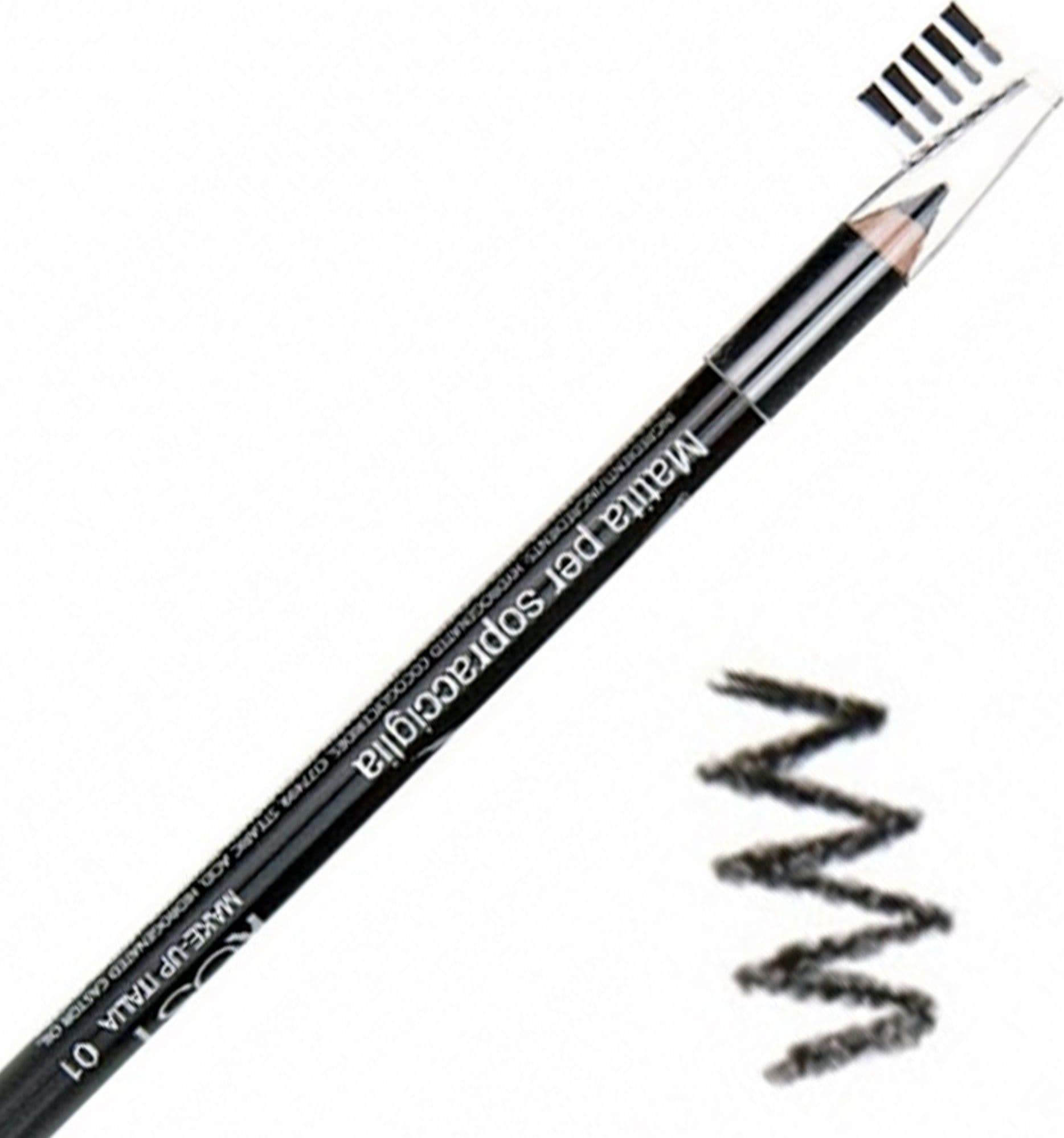 MATITA PER SOPRACCIGLIA EFFETTO NATURALE CON PETTINE SPAZZOLINO CIGLIA MAKE UP Bellezza/Trucco/Occhi/Colori e matite per sopracciglia Trade Shop italia - Napoli, Commerciovirtuoso.it