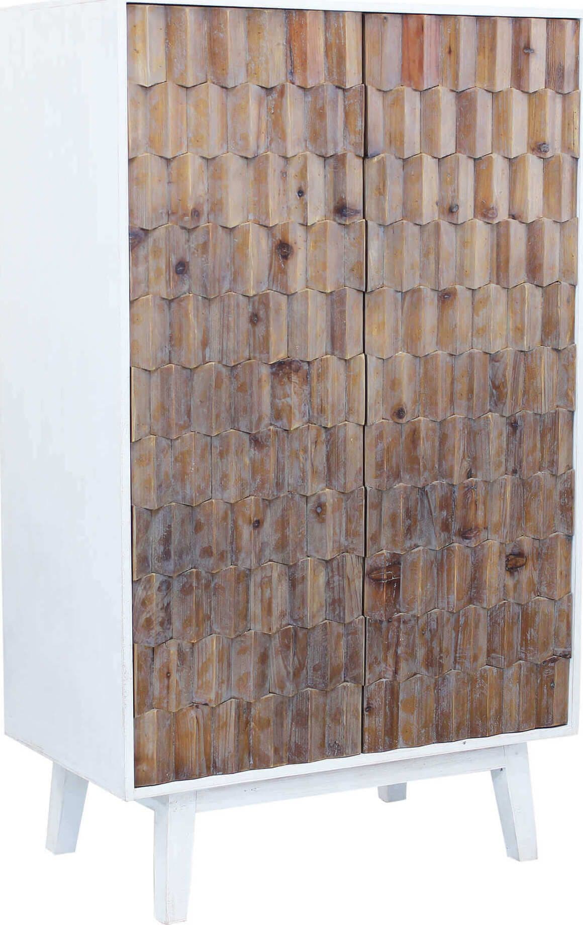 MATRIX---armadio-a-due-ante-con-decoro-in-legno-Bianco-Milani-Home