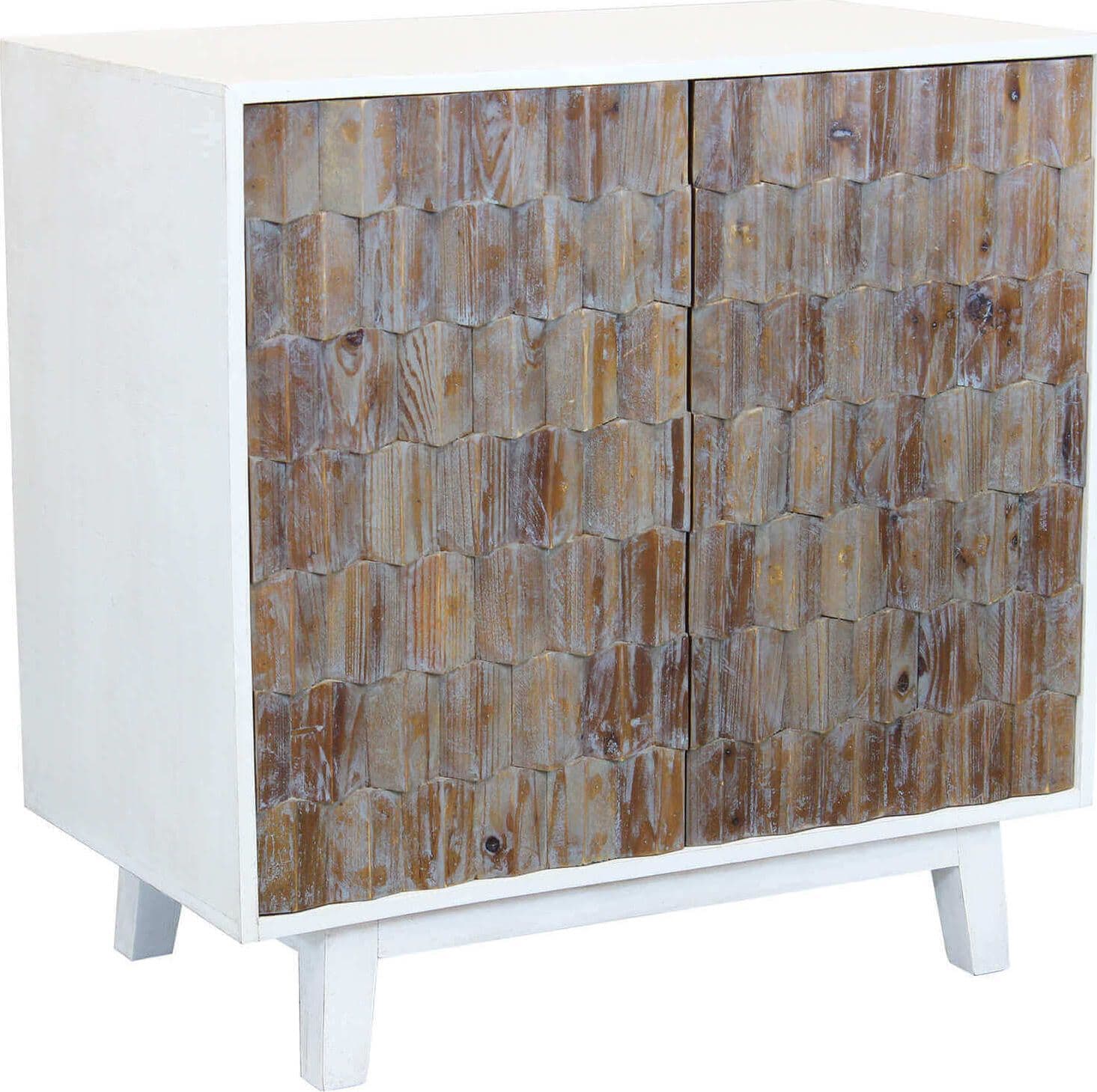 MATRIX---madia-a-due-ante-con-decoro-in-legno-Bianco-Milani-Home