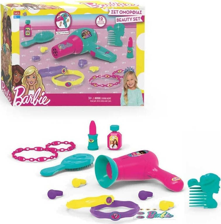 Mattel Barbie Beauty Set Con 13 Accessori 2113