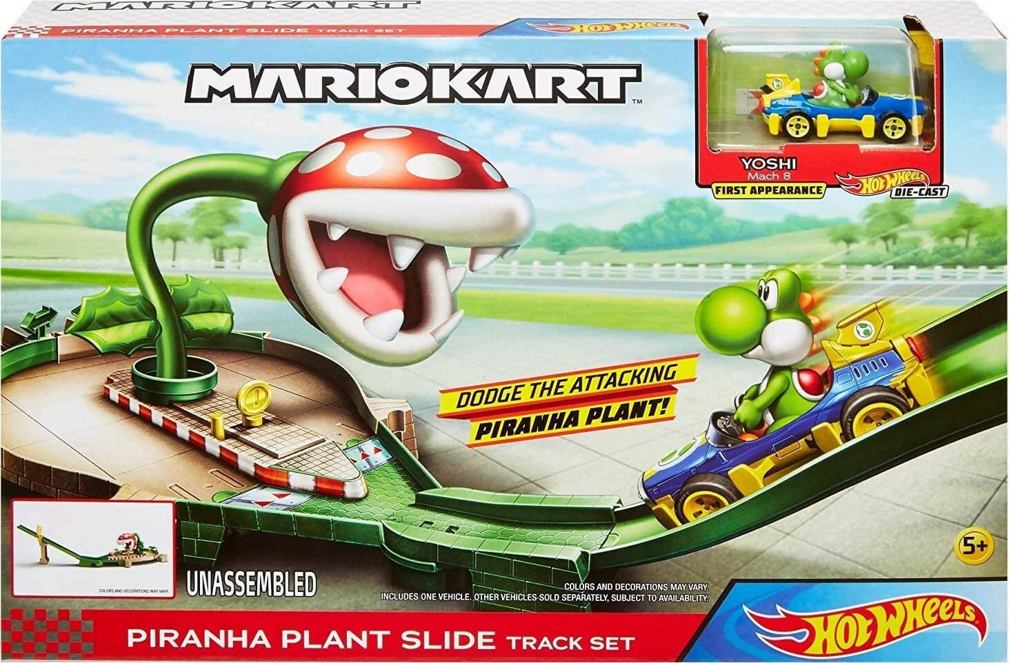 Mattel Hot Wheels Mario Kart Pista Piranha Plant Slide Trak Set Gioco per Bambini Giochi e giocattoli/Personaggi giocattolo/Edifici e scenari/Piste da corsa Cartoleria Deja Vu - Crotone, Commerciovirtuoso.it
