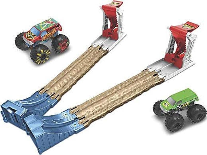 Mattel-Hot-Wheels-Monster-Trucks-Playset-Doppia-Distruzione