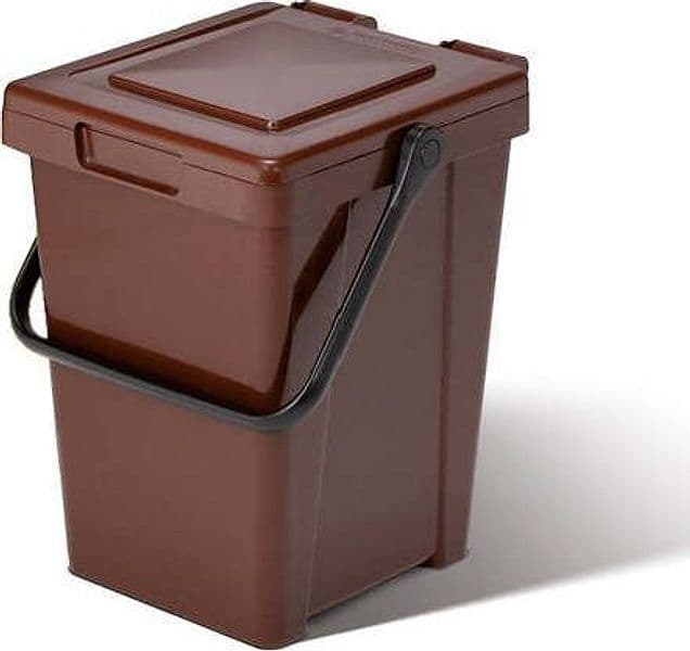 MATTIUSSI-ECOLOGIA-Pattumiera-MINIMAX+-Marrone-25L-72875