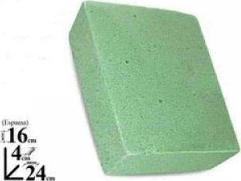 Mattonella Spugna Acqua 24 X 16 X 4 Cm Composizioni Floreali Piante Fiori Vaso Casa e cucina/Hobby creativi/Composizioni floreali/Gommapiuma Trade Shop italia - Napoli, Commerciovirtuoso.it