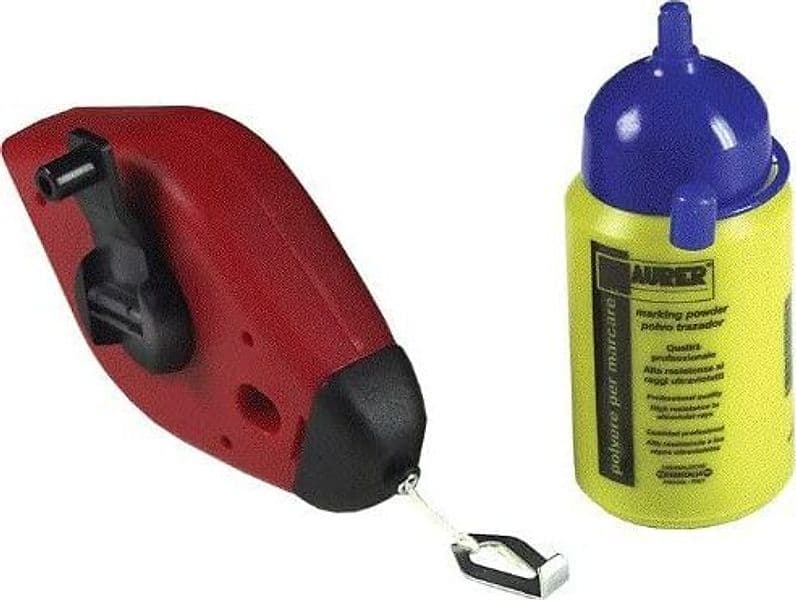 MAURER---KIT-TRACCALINEE-IN-PVC-+-PIU-POLVERE-COLORE-BLU-(15mt+100gr)