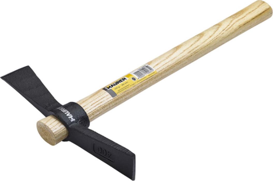 MAURER---MARTELLINA-MALEPEGGIO-CON-TESTA-IN-ACCIAIO-FORGIATO-TEMPERATO-400gr---MANICO-IN-LEGNO