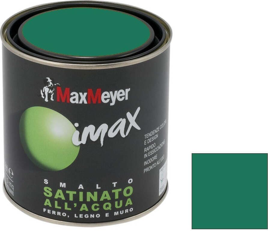 MAX-MEYER---IMAX-SMALTO-ACQUA-SATINATO-500ML-VERDE
