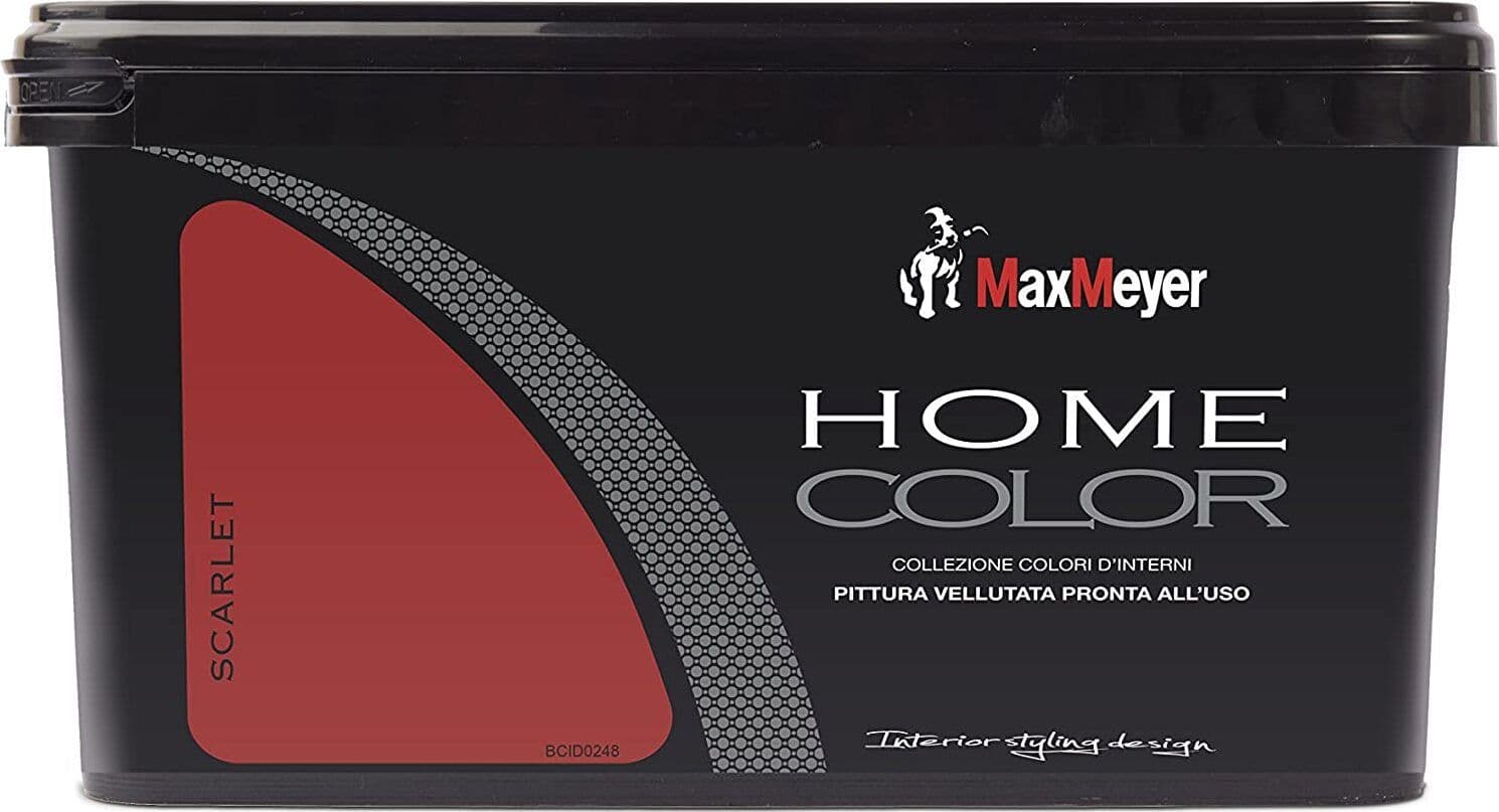 MAX-MEYER---PITTURA-LAVABILE-COLORATA-HOMECOLOR-2,5-LT-SCARLET