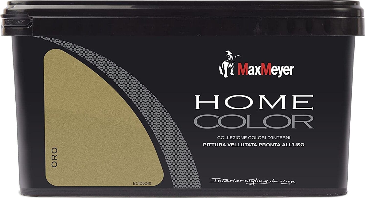 MAX-MEYER---PITTURA-LAVABILE-METALLIZZATA-HOMECOLOR-ORO
