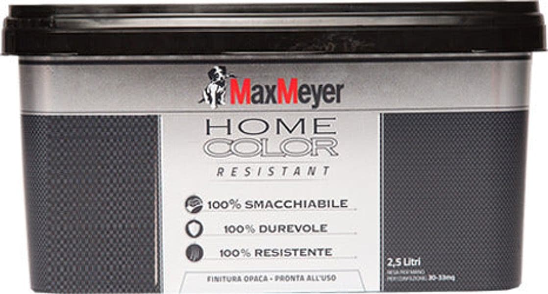 MAX-MEYER---PITTURA-MURALE-DECORATIVA-HOME-COLOR-RESISTANT-2,5-lt-SILVER_