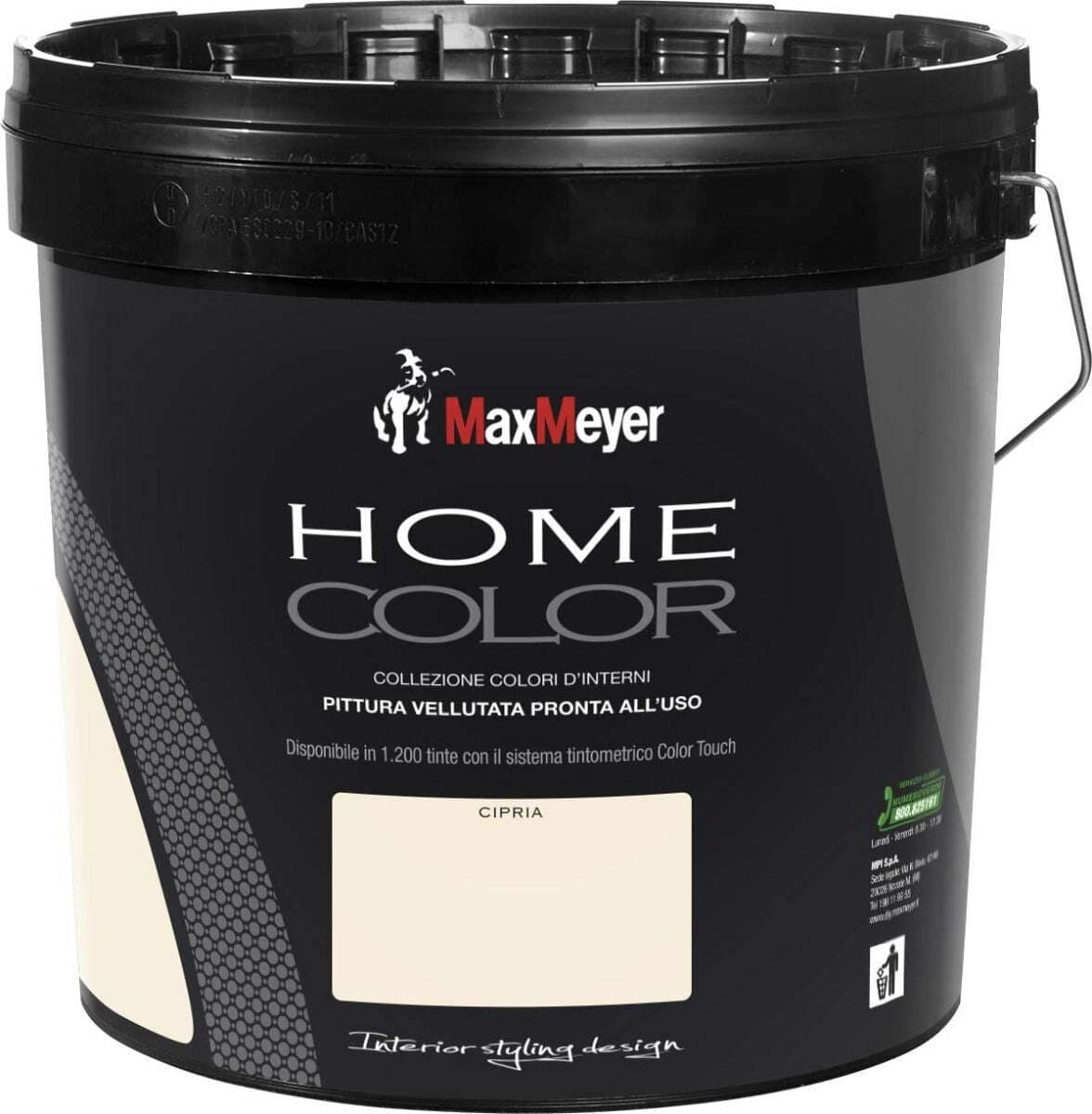 MAX-MEYER--PITTURA-LAVABILE-COLORATA-HOMECOLOR-10-Lt-CIPRIA