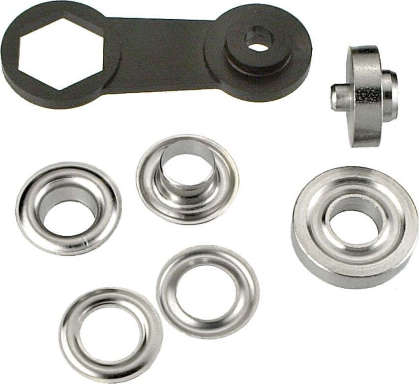 Max-Power-DY270764-Occhioli-nichelato-11,5-mm.--Ottone-nichelato-15pz
