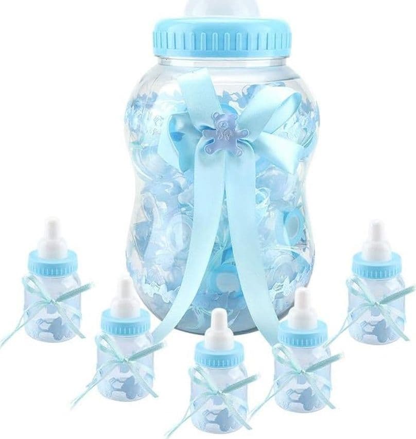 Maxi Biberon Porta Confetti Celeste Idea Nascita 30 Pezzi Baby +1 Maxi Battesimo Casa e cucina/Hobby creativi/Materiali per hobby creativi/Forniture per feste/Bomboniere Trade Shop italia - Napoli, Commerciovirtuoso.it