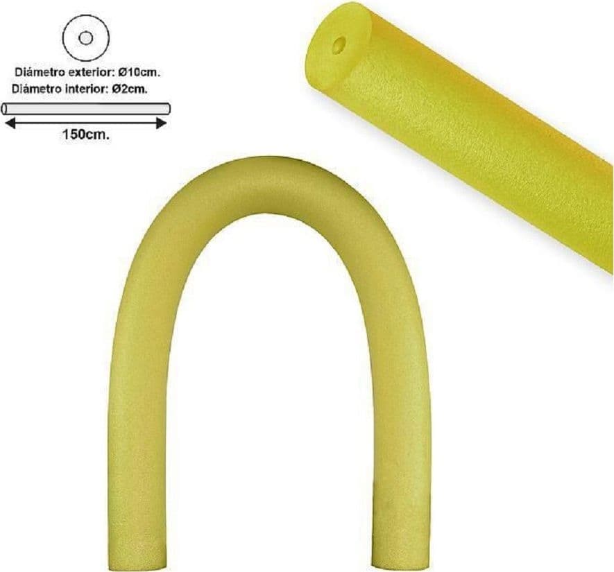 Maxi Tubo Galleggiante Piscina Ø10x150cm Giallo Esercizi Giochi In Acqua 066767g Giochi e giocattoli/Sport e giochi all'aperto/Giochi aquatici e piscine per bambini/Giochi e giocattoli da piscina/Tubi galleggianti Trade Shop italia - Napoli, Commerciovirtuoso.it