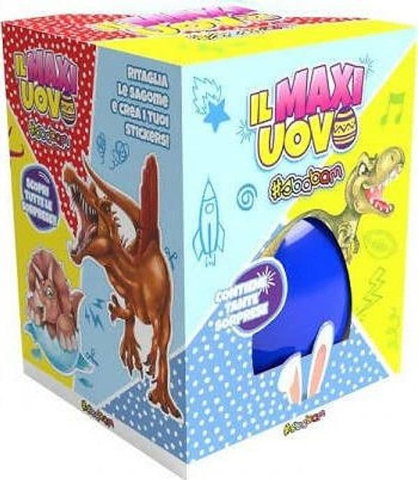 Maxi Uovo Sbabam Bimbo 2023 Uovo Di Pasqua Giocattolo Con Tante Sorprese Bambino Boy 3+ A Cicaboom