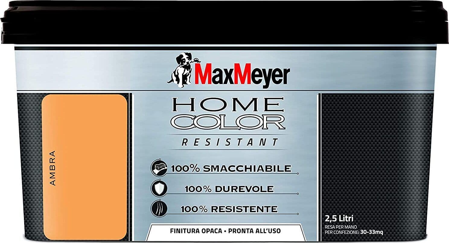MAXMEYER--PITTURA-MURALE-DECORATIVA-HOME-COLOR-RESISTANT-2,5-lt-AMBRA