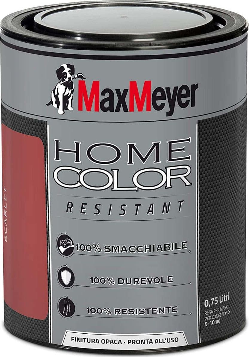MAXMEYER--PITTURA-MURALE-DECORATIVA-HOMECOLOR-RESISTANT-0,75-LT-SCARLET