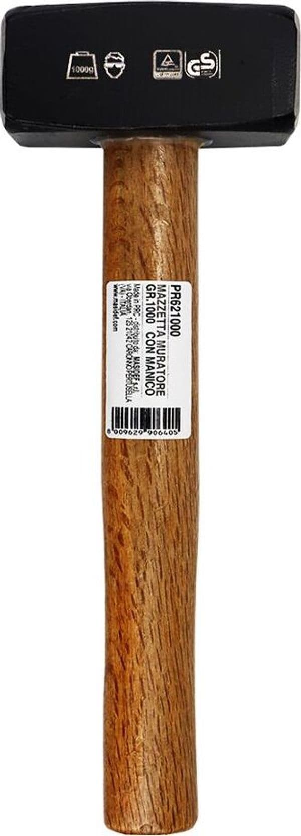 MAZZETTA-PROFESSIONALE-PER-MURATORE-1000gr---CON-MANICO-IN-LEGNO