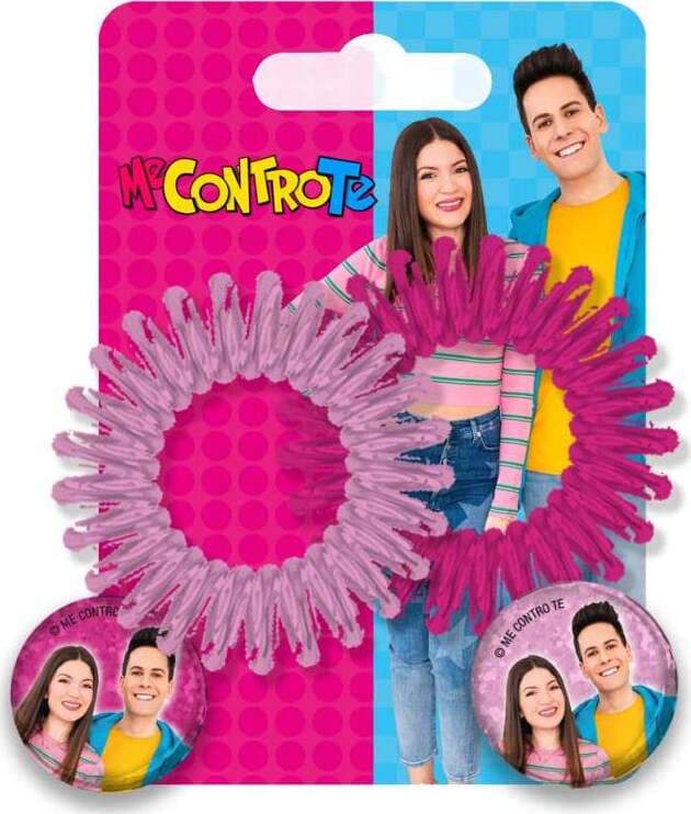 Me Contro Te Elastico per Capelli Spirale Confezione da 2 PZ Coriex