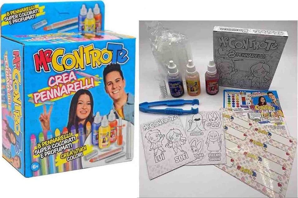 Me Contro Te Laboratorio Crea Pennarelli Colorati Profumati E Lavabili +6 Anni Cancelleria e prodotti per ufficio/Penne matite scrittura e correzione/Marcatori ed evidenziatori/Pennarelli per disegno Trade Shop italia - Napoli, Commerciovirtuoso.it