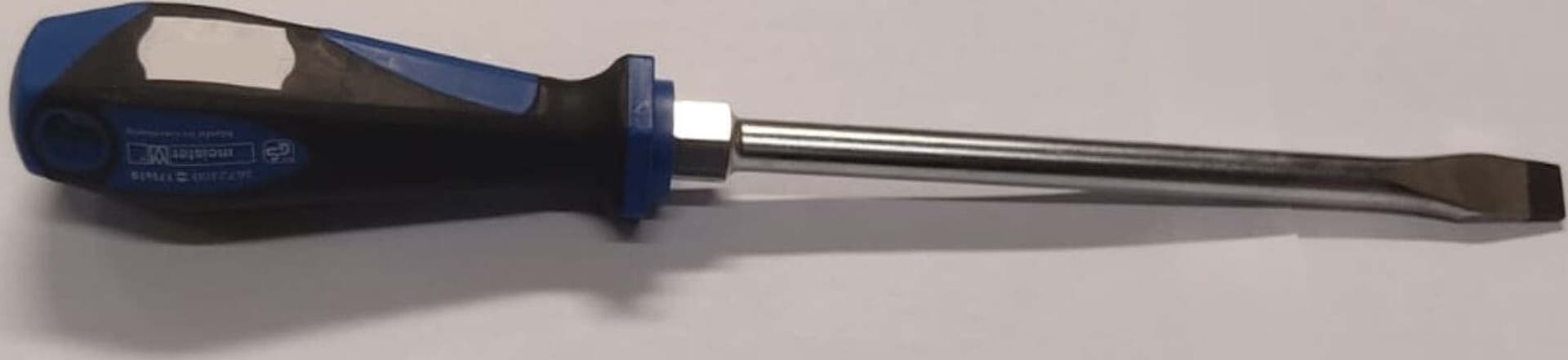 MEISTER---CACCIAVITE-PROFESSIONALE-CON-PUNTA-PIATTA-10x175MM-MAGNETICA---MANICO-BLU/NERO-ERGONOMICO