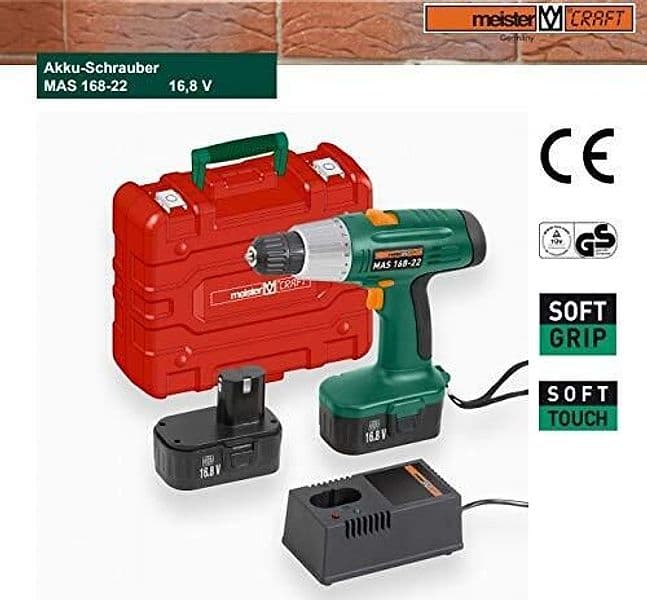 MEISTER---TRAPANO/AVVITATORE-16,8V-2G/2A