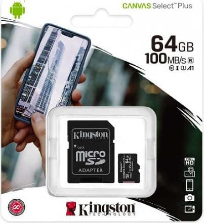 memory-card-kingstone-canvas-select-micro-sd-64-gb--classe-10-con-adattatore-sd