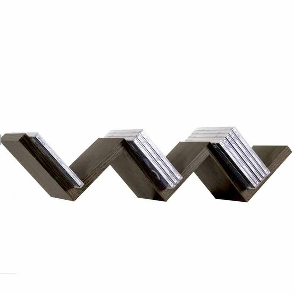 Mensola Parete Moderna Design Zig Zag Mensole Muro Scaffale 3 Ripiani Wenghe Casa, arredamento e bricolage > Arredamento > Mobili e Accessori Trade Shop italia - Napoli, Commerciovirtuoso.it