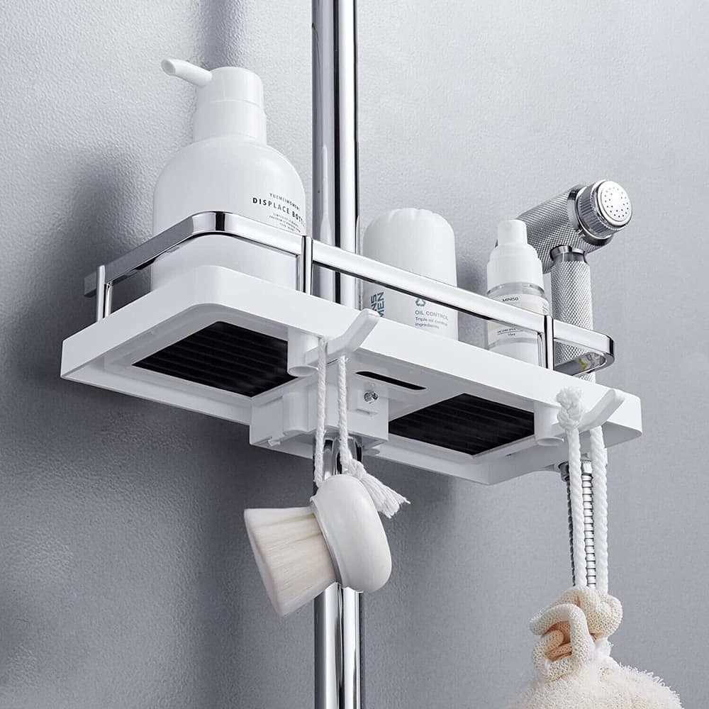 MENSOLA PER DOCCIA PER ASTA DOCCIA SENZA FORATURA SCAFFALE MENSOLA PER BAGNO in Mensole Trade Shop italia - Napoli, commercioVirtuoso.it