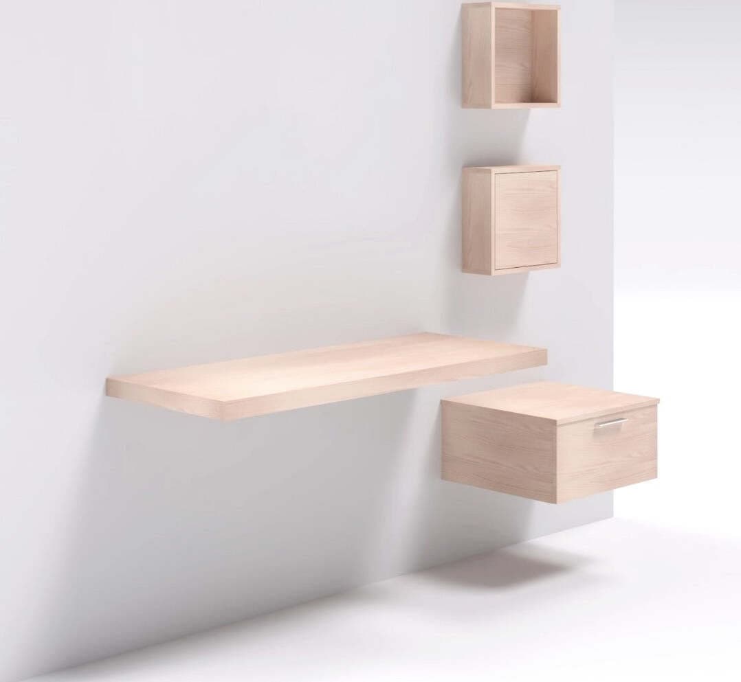 Mensolone in laminato sospeso per lavabi cassettiera pensili Frassino Tranche Casa e cucina/Bagno/Mobili da bagno/Mobiletti con lavabo Ogomondo - Martina Franca, Commerciovirtuoso.it
