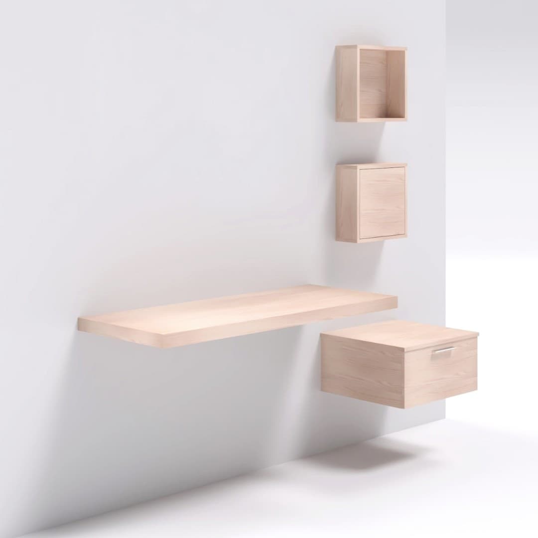 Mensolone In Laminato Sospeso Per Lavabi Cassettiera Pensili Frassino Tranche Set Completo Mensole Bagno Legno Chiaro Casa e cucina/Organizzazione interni/Porta oggetti cassetti e scaffali/Mensole da muro Ogomondo - Martina Franca, Commerciovirtuoso.it