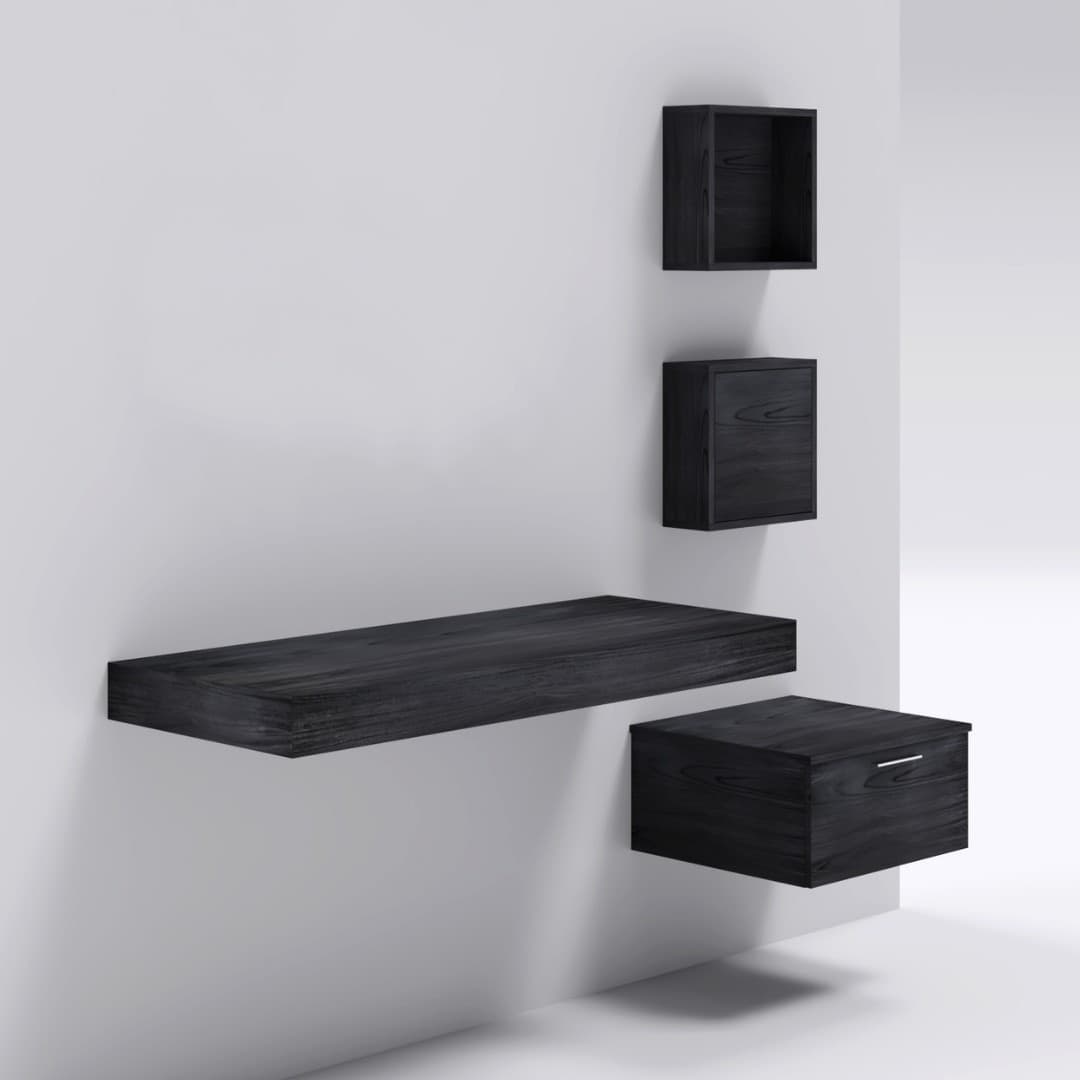 Mensolone in laminato sospeso per lavabi cassettiera pensili Olmo Scuro Casa e cucina/Bagno/Mobili da bagno/Mobiletti con lavabo Ogomondo - Martina Franca, Commerciovirtuoso.it