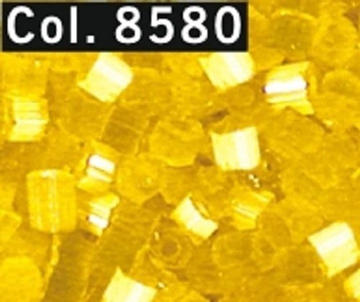 Merci-uomo-perline-Rocailles-satinato-9/0-2,7-mm-confezione-da-24-gr-federa-8580-giallo