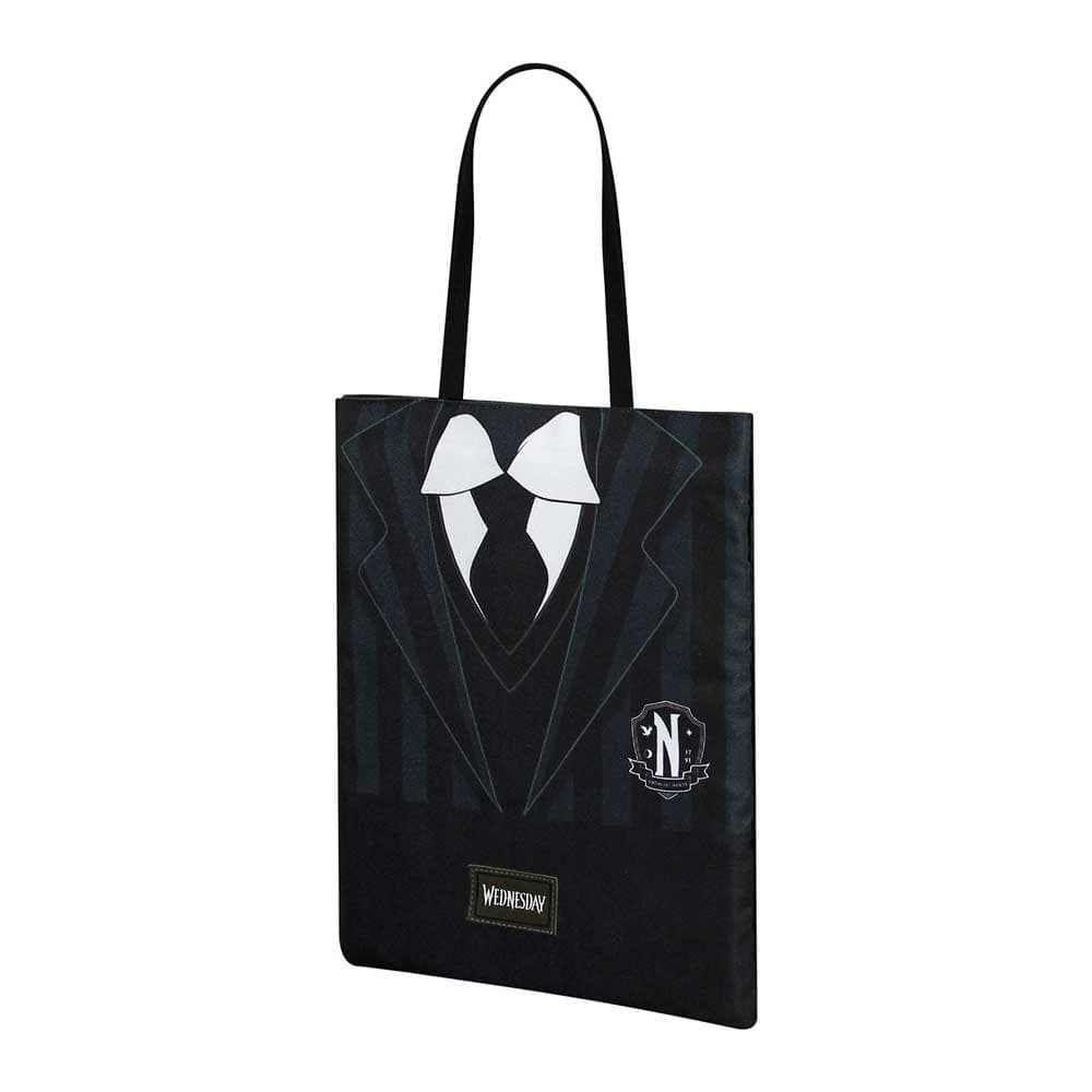 MERCOLEDÌ-NERO-BORSA-SHOPPING-BAG-MERCOLEDÌ-UNIFORME