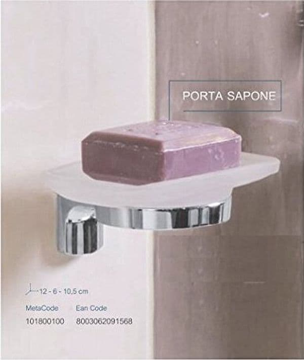 METAFORM---MOVIN'-PORTA-SAPONE-IN-OTTONECROMATO-E-VETRO-SATINATO