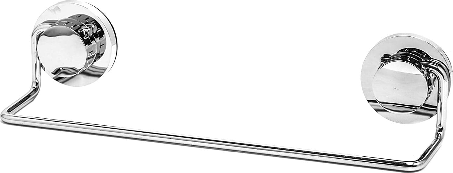METAFORM---NEW-CHROME-2.0 PORTA-ASCIUGAMANO-35CM-FISSAGGIO-A-VENTOSA