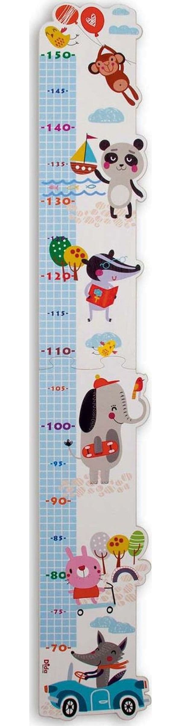Metro Crescita - Happy Animals Da Appendere Cameretta Bambini Dida in Metri da parete Dida - Ragusa, commercioVirtuoso.it