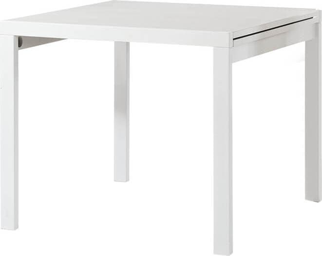 MEYER---tavolo-da-pranzo-moderno-allungabile-a-libro-frassinato-90x90/180-Bianco-Milani-Home