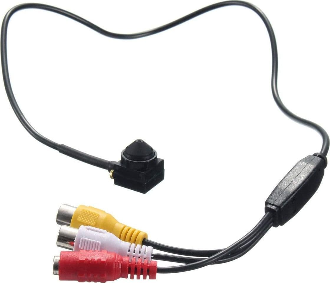 MICRO TELECAMERA MINI CAMERA A COLORI CAM SPIA SPY CON MICROFONO PER AUDIO