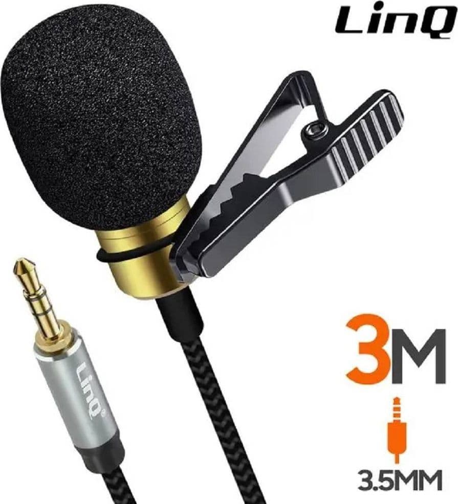 Microfono Lavalier Jack 3,5 Mm Suono Omnidirezionale A 360? Cavo 3 Metri Av3553m Elettronica/Informatica/Accessori/Accessori per audio e video/Microfoni per PC Trade Shop italia - Napoli, Commerciovirtuoso.it