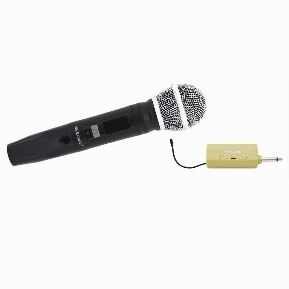 Microfono Wireless Uhf Frequenza Regolabile Con Ricevitore Karaoke Mic-09 Maxtech Elettronica e telefonia > Accessori Audio e Video > Microfoni Trade Shop italia - Napoli, Commerciovirtuoso.it