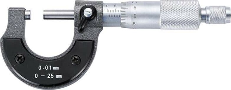 Micrometro-Spessimetro-0,01-A-0-25-Mm-Micro-Metro-Calibro-Misura-Misurazioni-Tools
