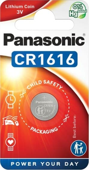 Micropila CR1616 - litio - Panasonic - blister 1 pezzo Elettronica/Pile e caricabatterie/Pile monouso Eurocartuccia - Pavullo, Commerciovirtuoso.it