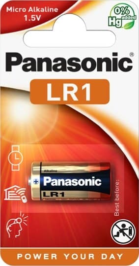 Micropila LR1 - 1 5V - alcalina - Panasonic - blister 1 pezzo Elettronica/Pile e caricabatterie/Pile monouso Eurocartuccia - Pavullo, Commerciovirtuoso.it