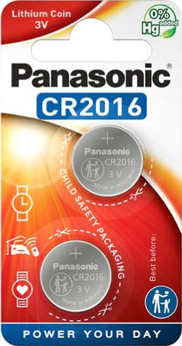 Micropile CR2016 - 3V - a pastiglia - litio - Panasonic - blister 2 pezzi Elettronica/Pile e caricabatterie/Pile monouso Eurocartuccia - Pavullo, Commerciovirtuoso.it